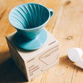 Hario V60-02 Ceramic Coffee Dripper (Pink, Light Blue, Turquoise) 3